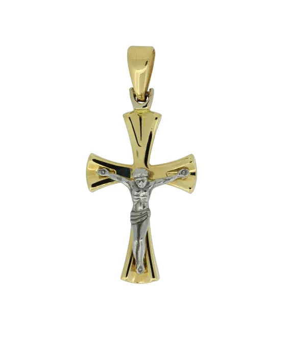 18CT 2/T CRUCIFIX
